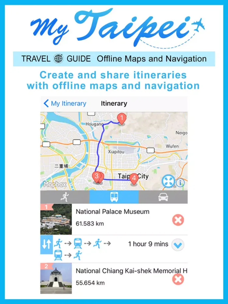 My Taipei - Taipei Travel Guide, Offline Maps and Navigation, Free WiFi Locator iPad  Screenshots