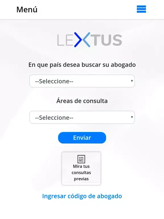 Tangkapan skrin Lextus Legal iPad 
