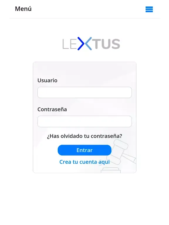 Tangkapan skrin Lextus Legal iPad 