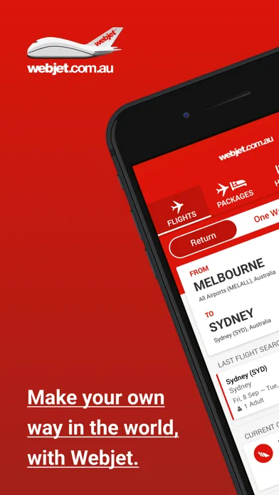 Webjet سکرین شاٹس