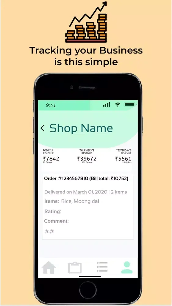 Kirana Retailer Screenshots