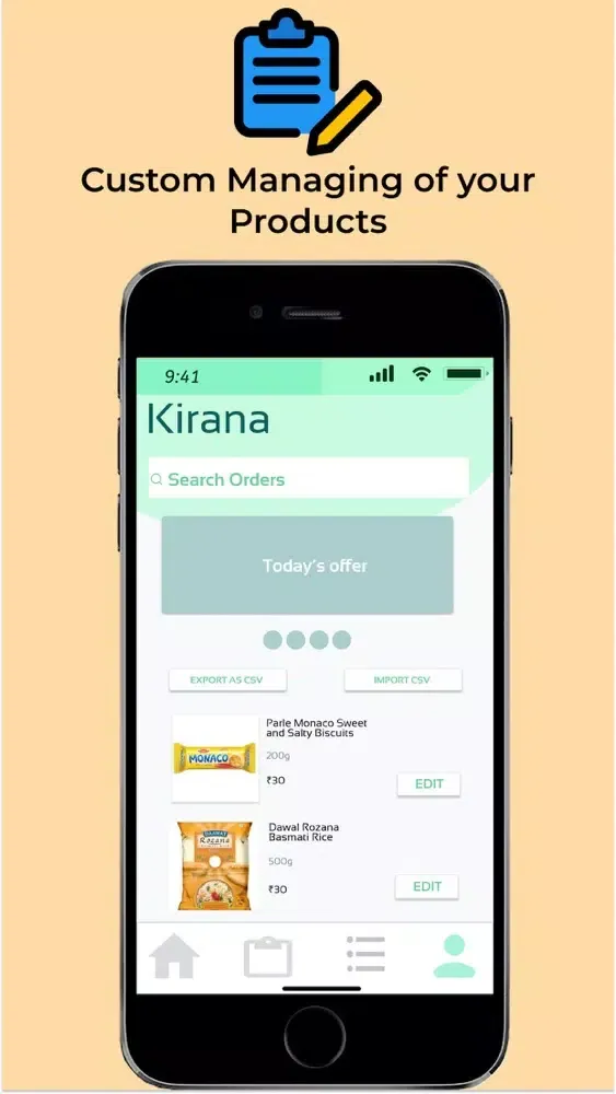Kirana Retailer Screenshots