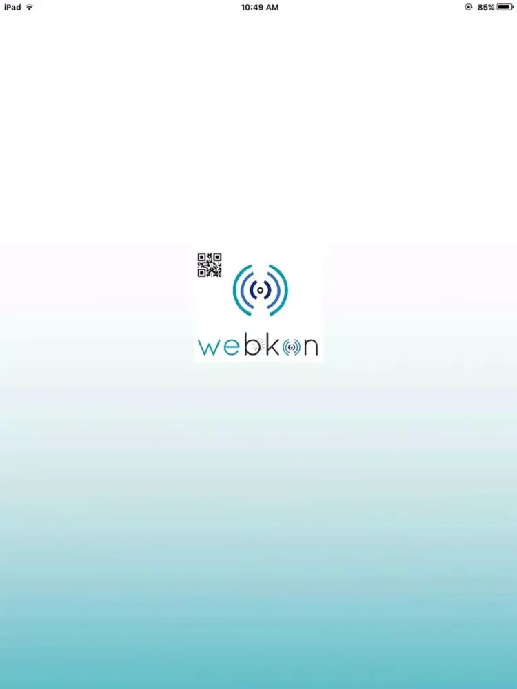 Webkon QR Scanner iPad  スクリーンショット