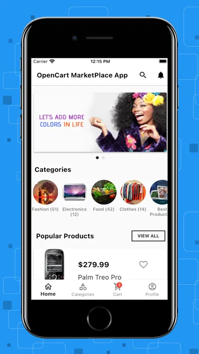 OpenCart Multi Vendor  App Screenshots