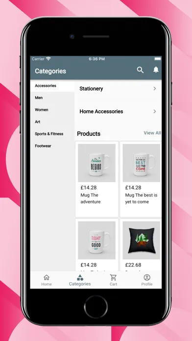 Zrzuty ekranu PrestaShop Mobile App