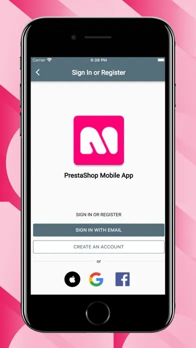 Zrzuty ekranu PrestaShop Mobile App