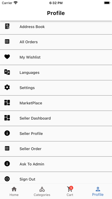 Odoo Multi Vendor Mobile App应用截图