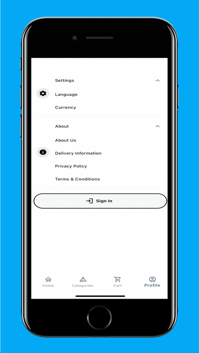 Скриншоты OpenCart Mobile App