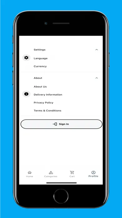 OpenCart Mobile App 스크린샷