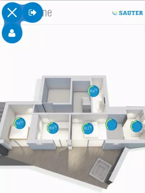 Sauter Home Solution iPad 應用截圖