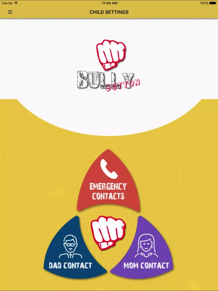 Bully Button for Parents and Kids iPad Screenshots