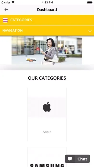 ภาพหน้าจอของ ONLINE STORE GE GROUP