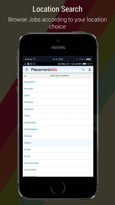 Ảnh chụp màn hình của Placement india