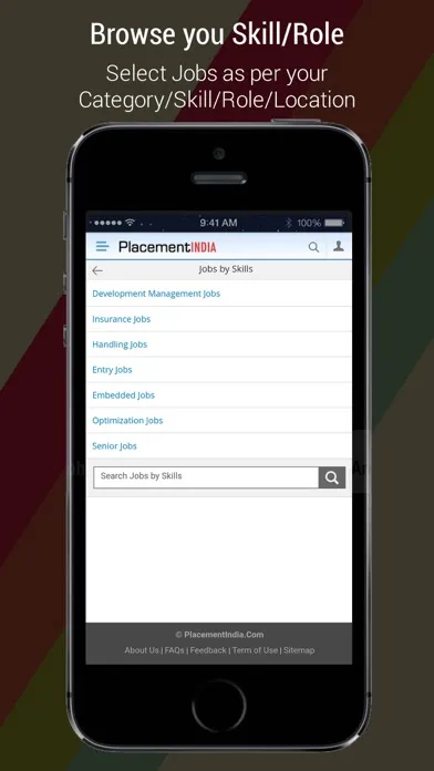 Ảnh chụp màn hình của Placement india