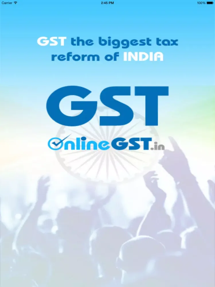 OnlineGST iPad  Ekran Görüntüleri