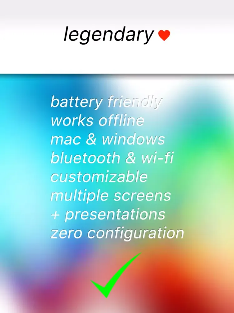 Capturas de tela do WeBe Bluetooth Mouse/Keyboard iPad 