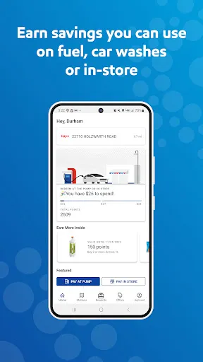 Capturas de tela do Exxon Mobil Rewards+