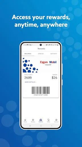 Capturas de tela do Exxon Mobil Rewards+