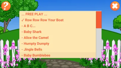 ภาพหน้าจอของ Music Box Kids Game