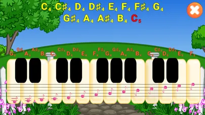 ภาพหน้าจอของ Music Box Kids Game