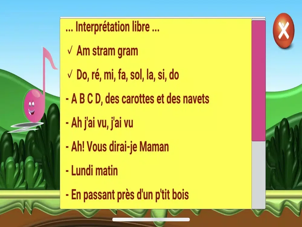 Boite à Musique iPad  Screenshots