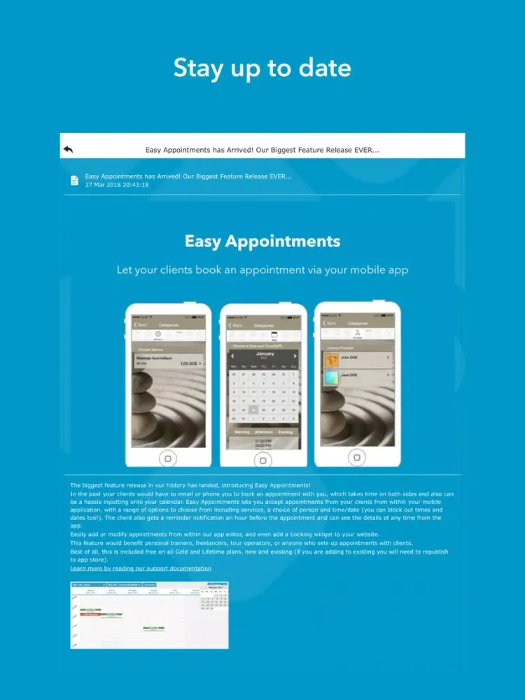 MyAppBuilder Network iPad  स्क्रीनशॉट