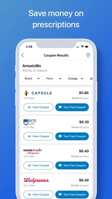 Captures d'écran de WebMD: Symptom Checker