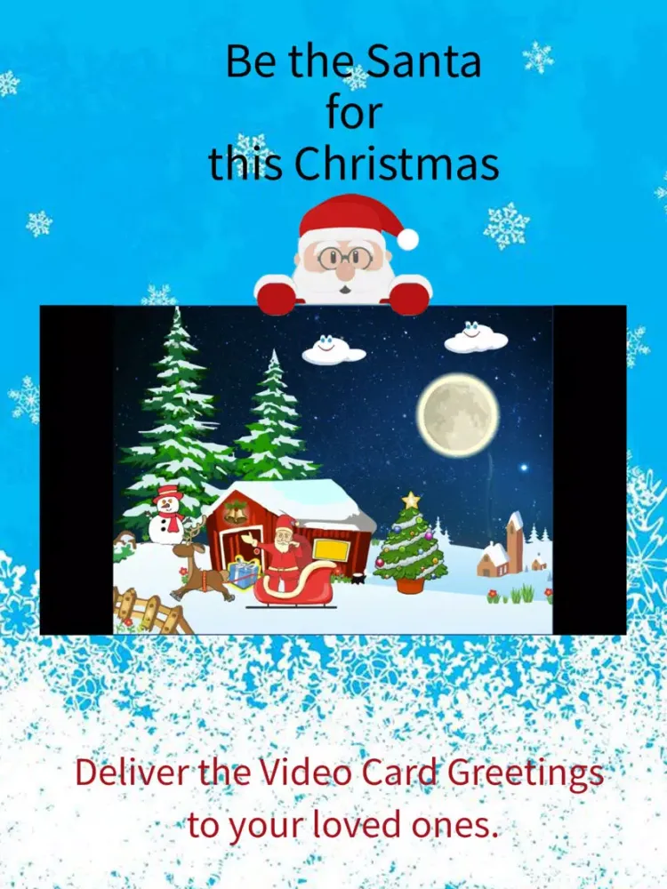 Christmas Greetings Video Card iPad  سکرین شاٹس
