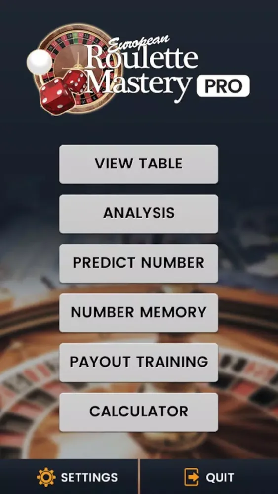 European Roulette Mastery - Trainer, Simulator应用截图
