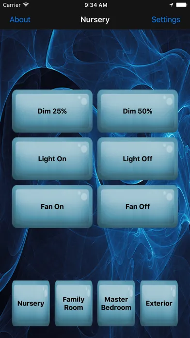 Zrzuty ekranu Universal Home Automation