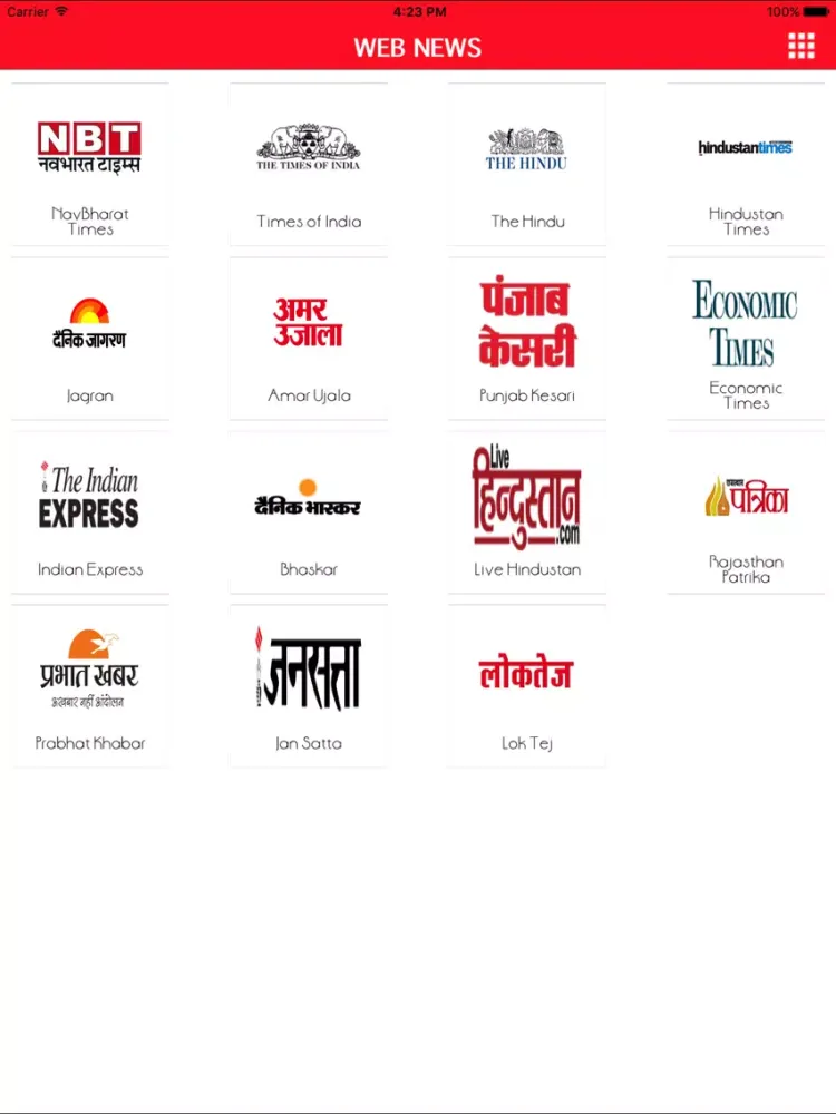 WebNews24 iPad  Screenshots