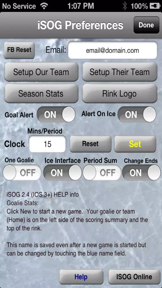 Скриншоты iSOG PRO Ice Hockey Stats