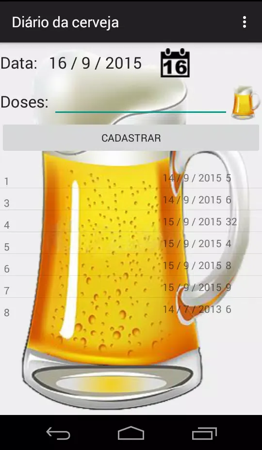 Cervejando Ekran Görüntüleri