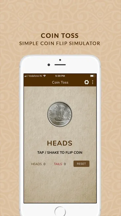 Coin Toss - Simple Coin Flip Screenshots
