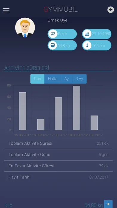 Gym Mobil应用截图
