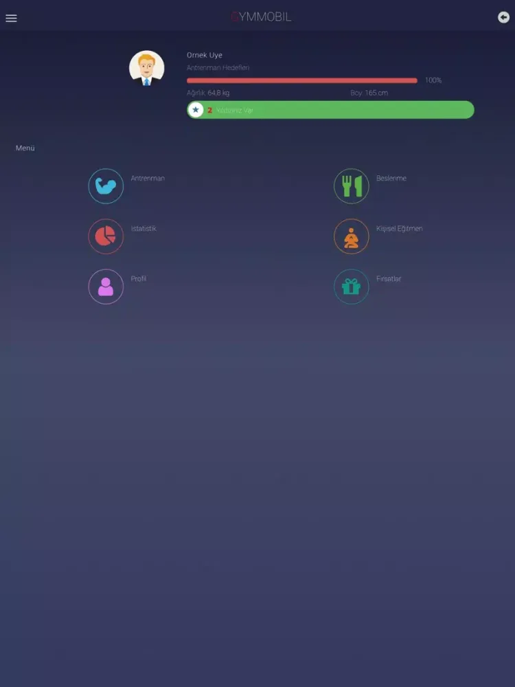 Move On Fitness Club iPad  سکرین شاٹس