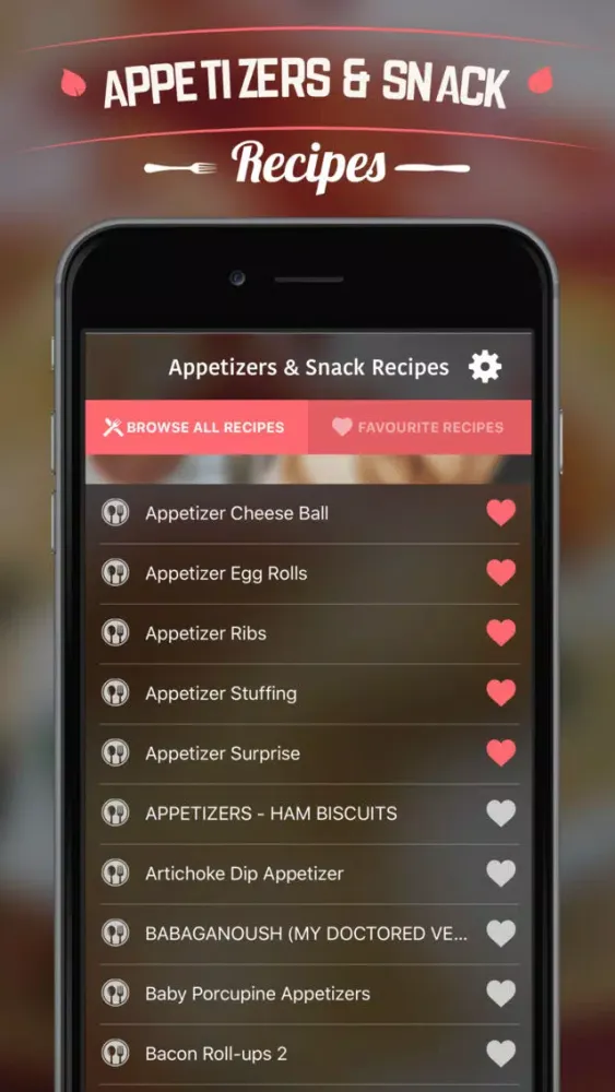 Appetizers & Snack Recipes Screenshots