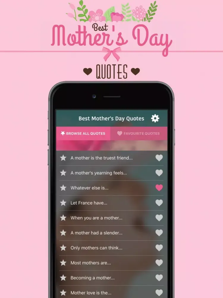 Best Mother's Day Quotes iPad  سکرین شاٹس
