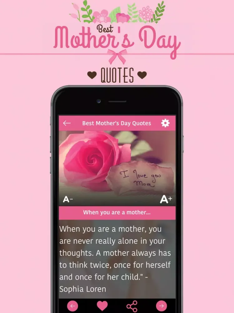 Best Mother's Day Quotes iPad  سکرین شاٹس