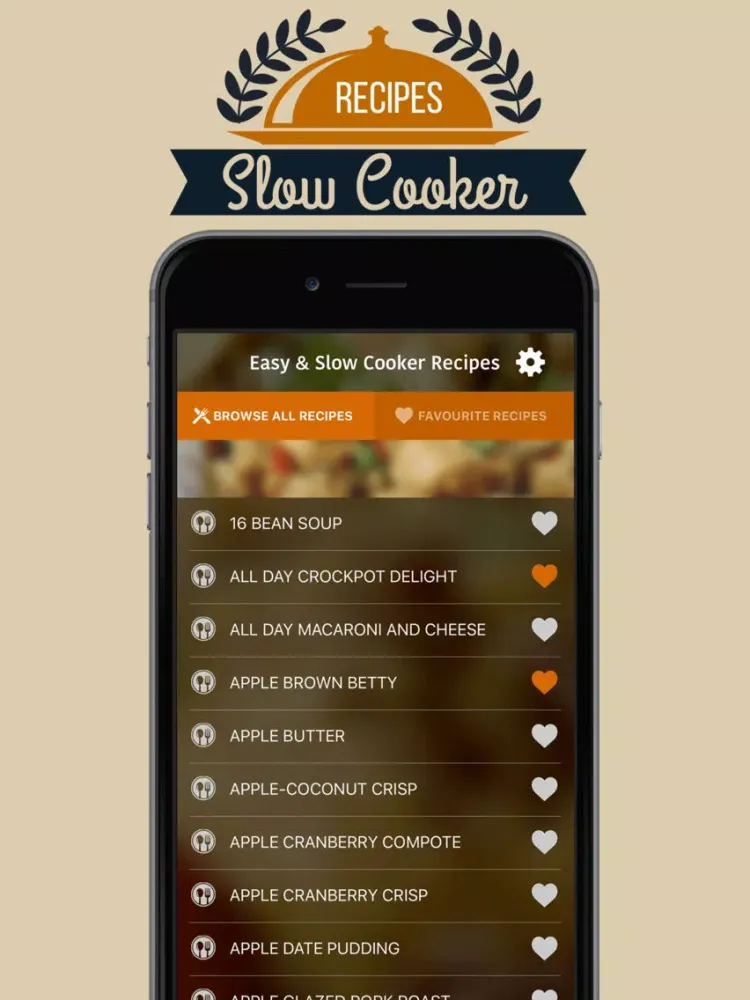 Easy & Slow Cooker Recipes iPad  Screenshots