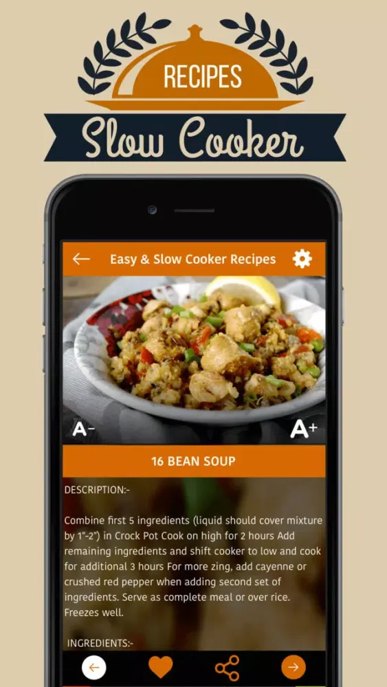 Easy & Slow Cooker Recipes Screenshots
