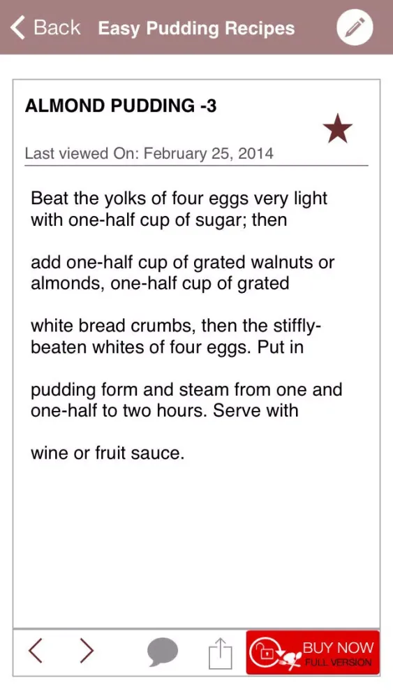 Capturas de pantalla de ** Easy Pudding Recipes **