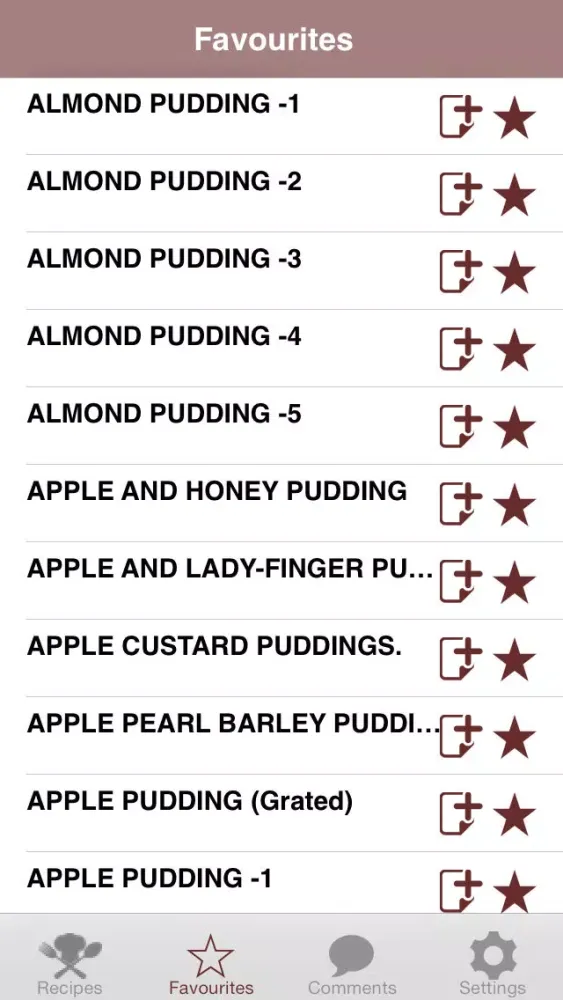 Capturas de pantalla de ** Easy Pudding Recipes **