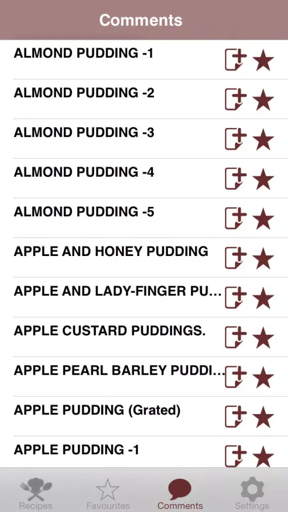 Capturas de pantalla de ** Easy Pudding Recipes **