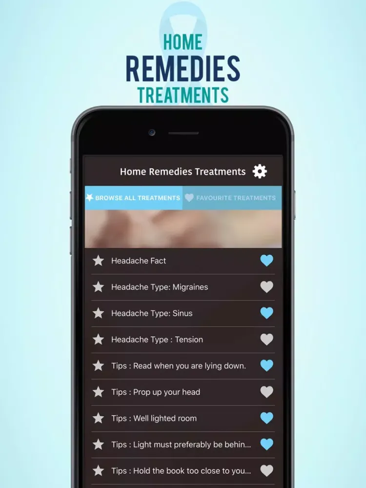Home Remedies Treatments iPad  Screenshots