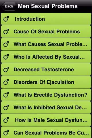 Скриншоты Men's Sexual Problems