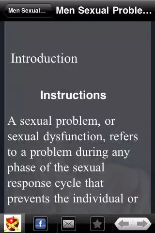 Скриншоты Men's Sexual Problems