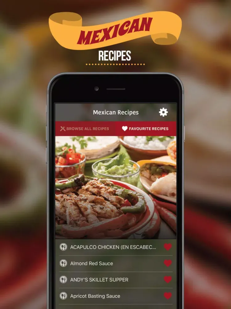 Screenshot di Mexican Recipes ** iPad 