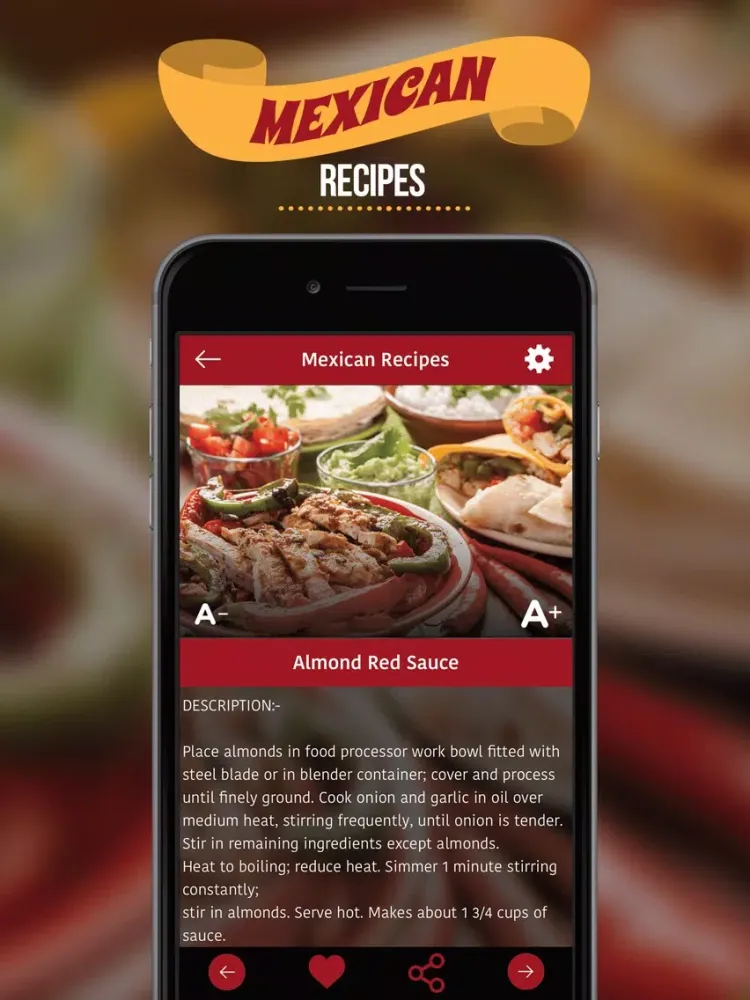 Screenshot di Mexican Recipes ** iPad 