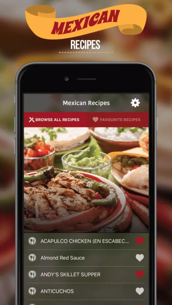 Screenshot di Mexican Recipes **